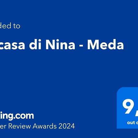 Apartament La Casa Di Nina - Meda Zewnętrze zdjęcie